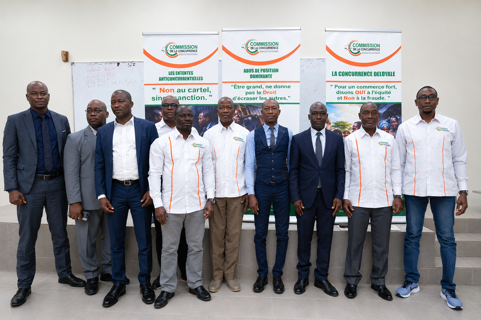 Les membres de la Commission