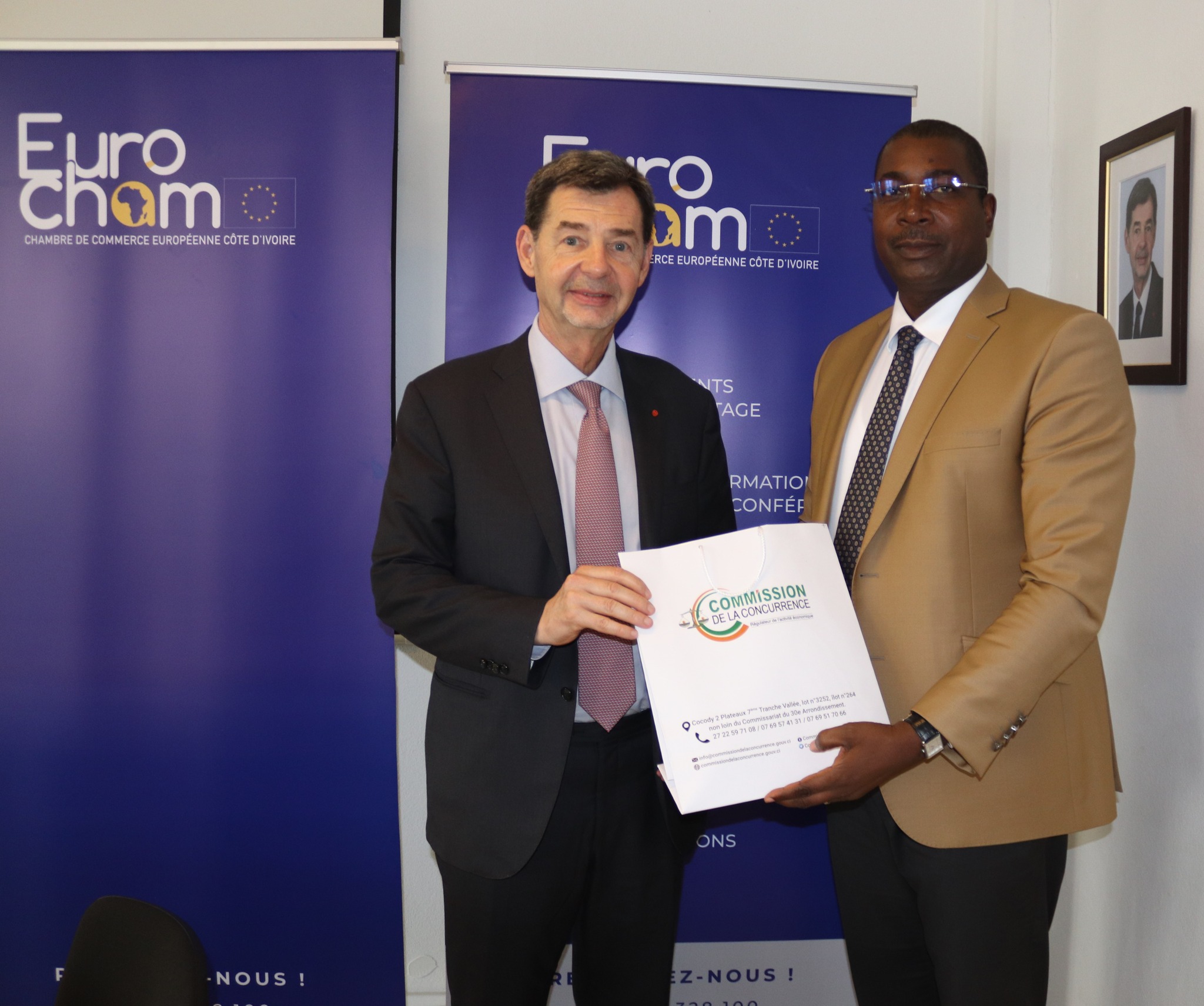 COOPERATION ENTRE LA COMMISSION DE LA CONCURRENCE ET LES CHAMBRES CONSULAIRES Commission de la Concurrence – Chambre de Commerce Européenne Côte d’Ivoire le lundi 13 mai 2024