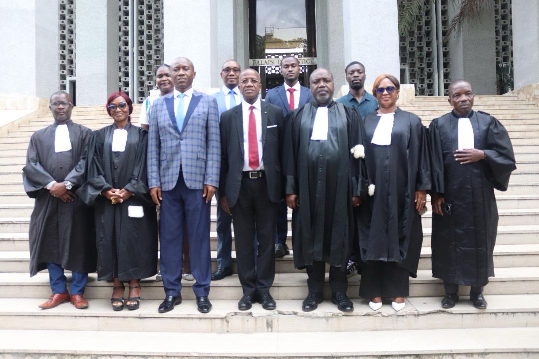 PALAIS DE JUSTICE D’ABIDJAN : AUDIENCE DE PRESTATION DE SERMENT DU SECRÉTAIRE GÉNÉRAL ADJOINT DE LA COMMISSION DE LA CONCURRENCE, MONSIEUR N'GUESSAN SYLVANIUS AGENOR KAUDJO